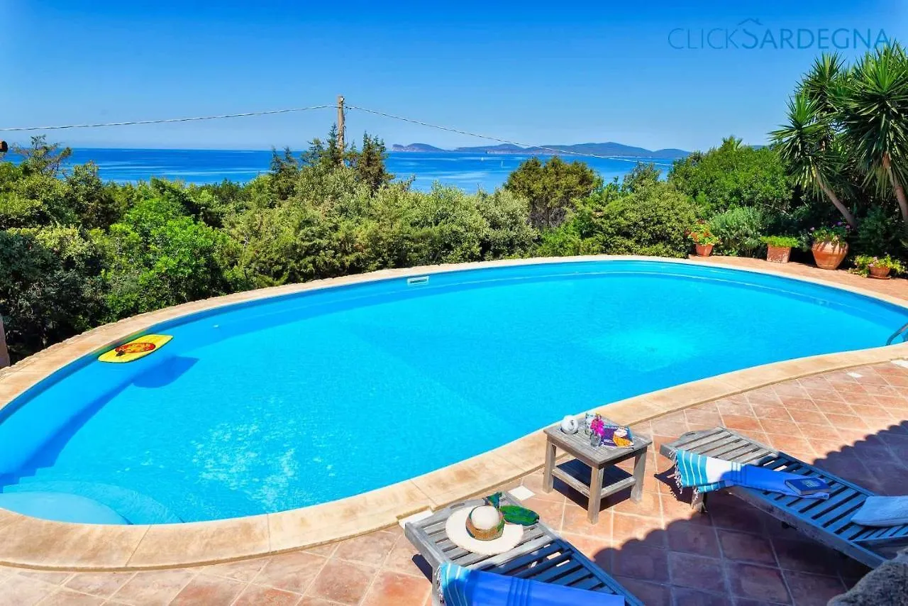 Villa Julia Vista Con Piscina Ad Uso Esclusivo Vista Mare Spettacolare Alghero
